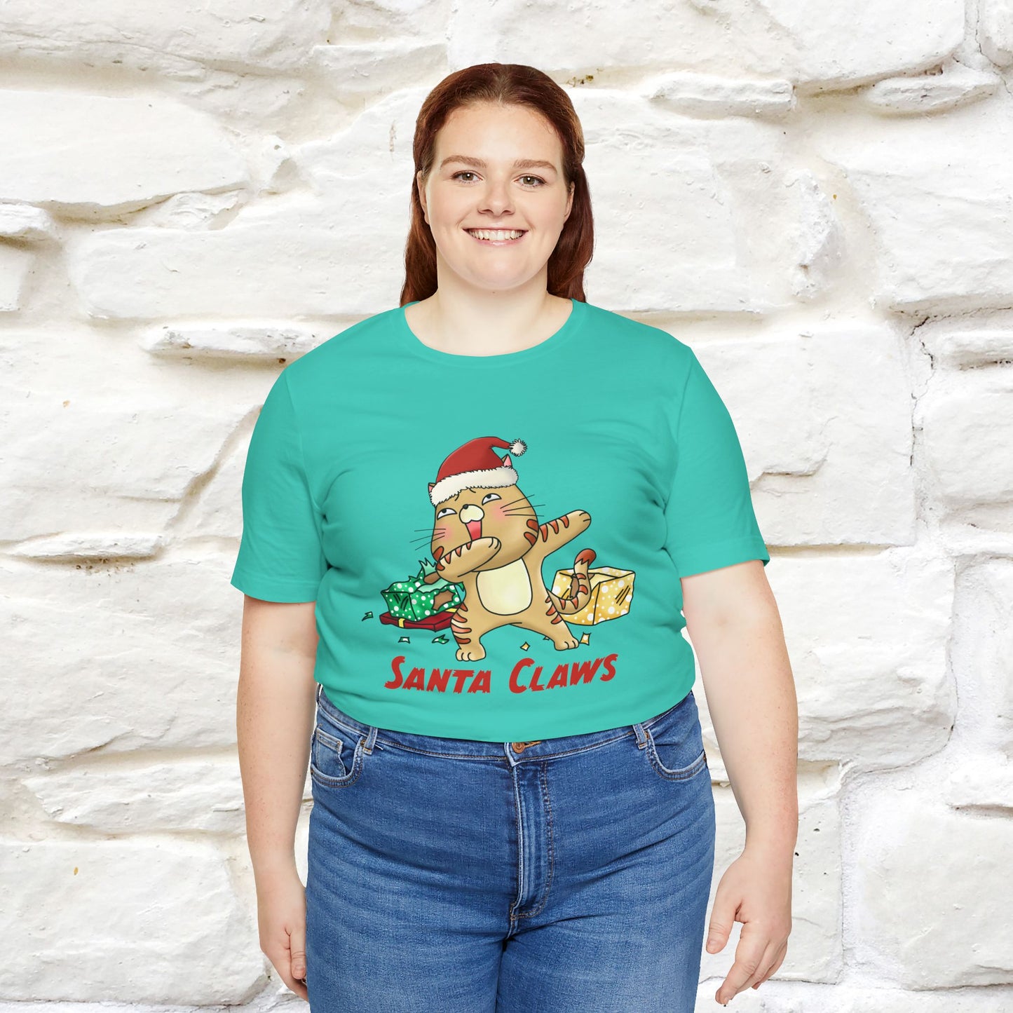 "Santa Claws" |Funny Cat T-Shirt | Nunu&Miao Studio