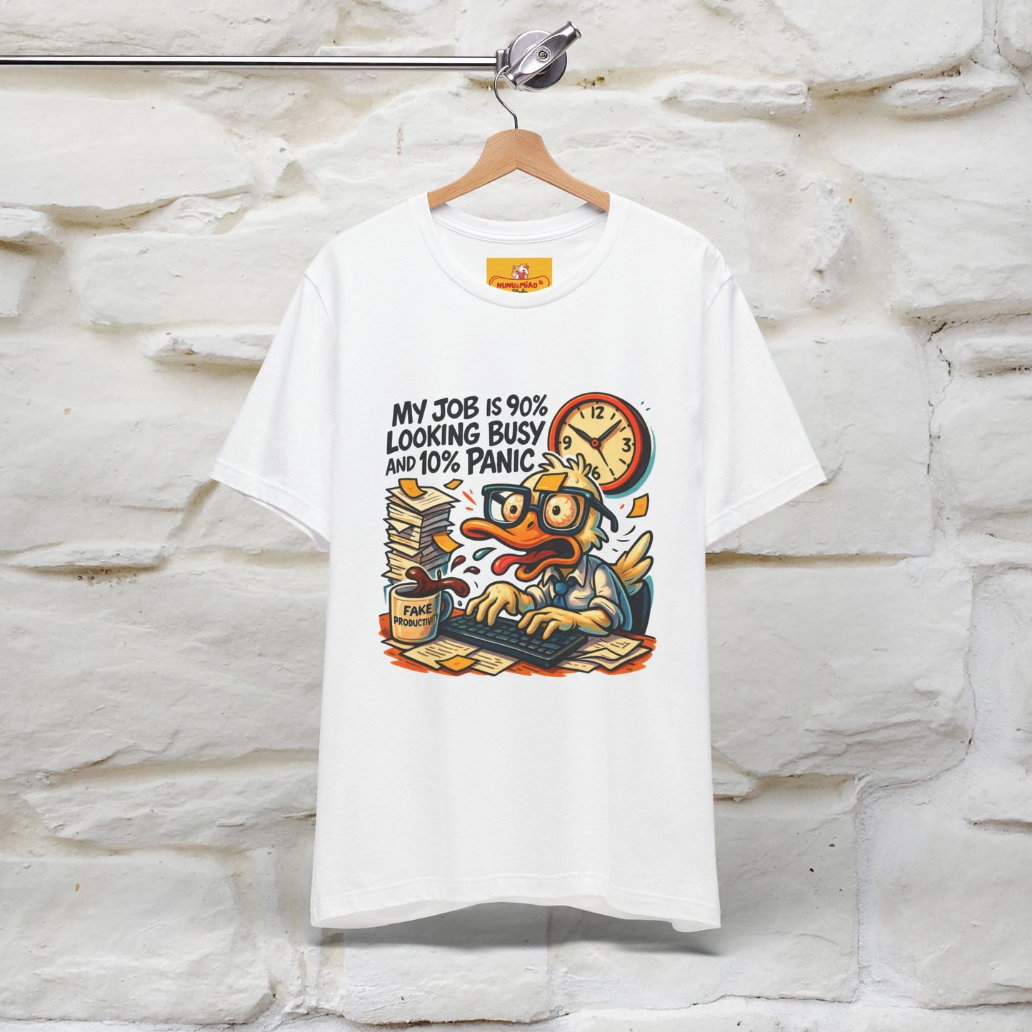 '' My Job is 90% Looking Busy ... | Sarcastic T-Shirt | Nunu&Miao Studio