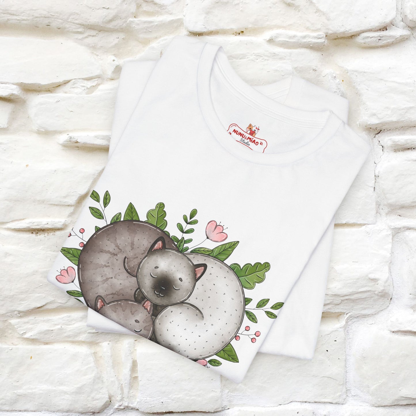 "All You Need Is Love" Cat T-Shirt | 100% Cotton* | Adorable Cat Apparel for Men & Women