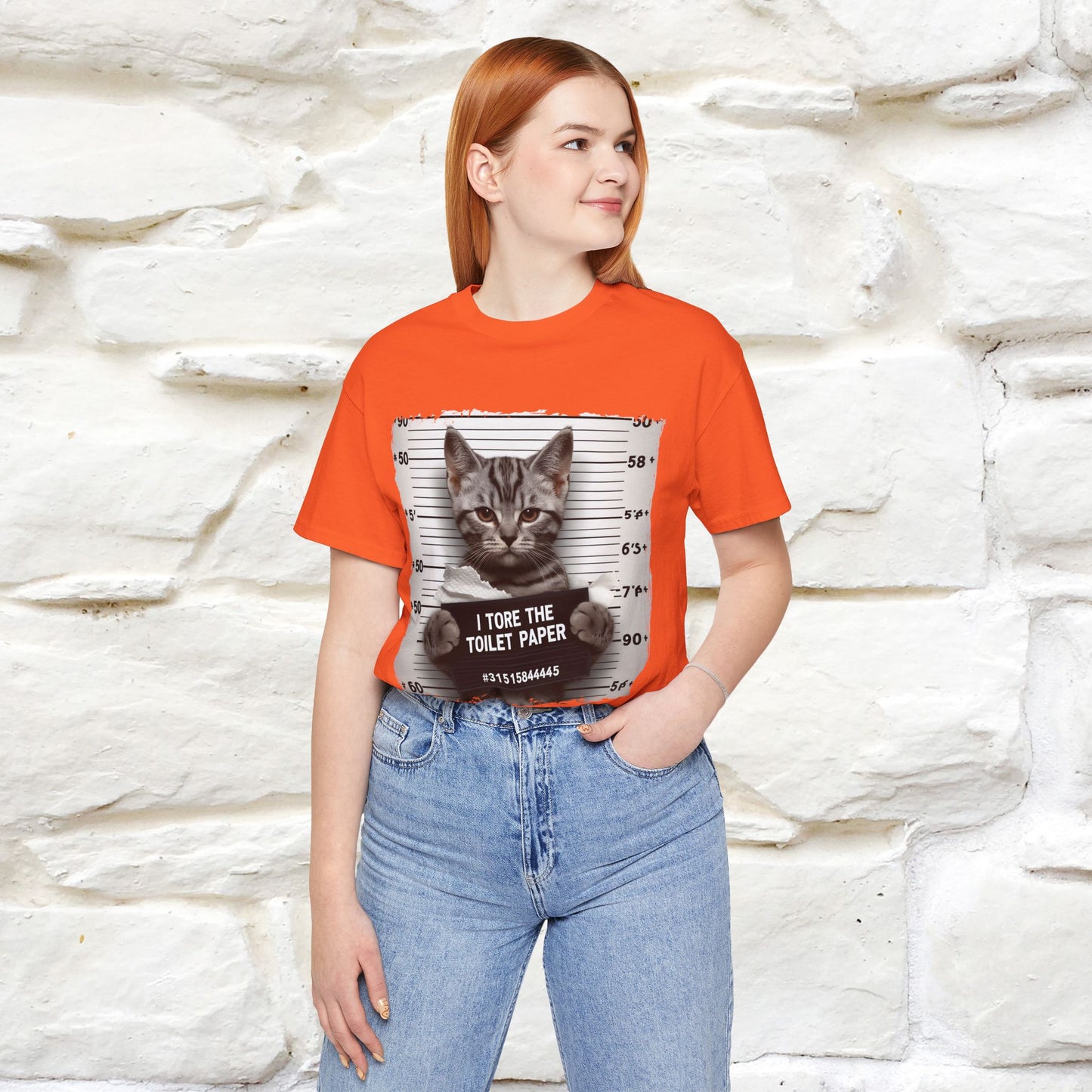 ''I Tore The Toilet Paper'' | Funny Cat T-Shirt | Nunu&Miao Studio