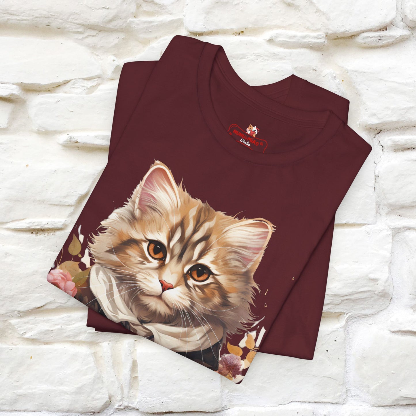 "Mr. Meow" Elegant Cat T-Shirt for Men & Women | 100% Cotton* - Nunu&Miao Studio