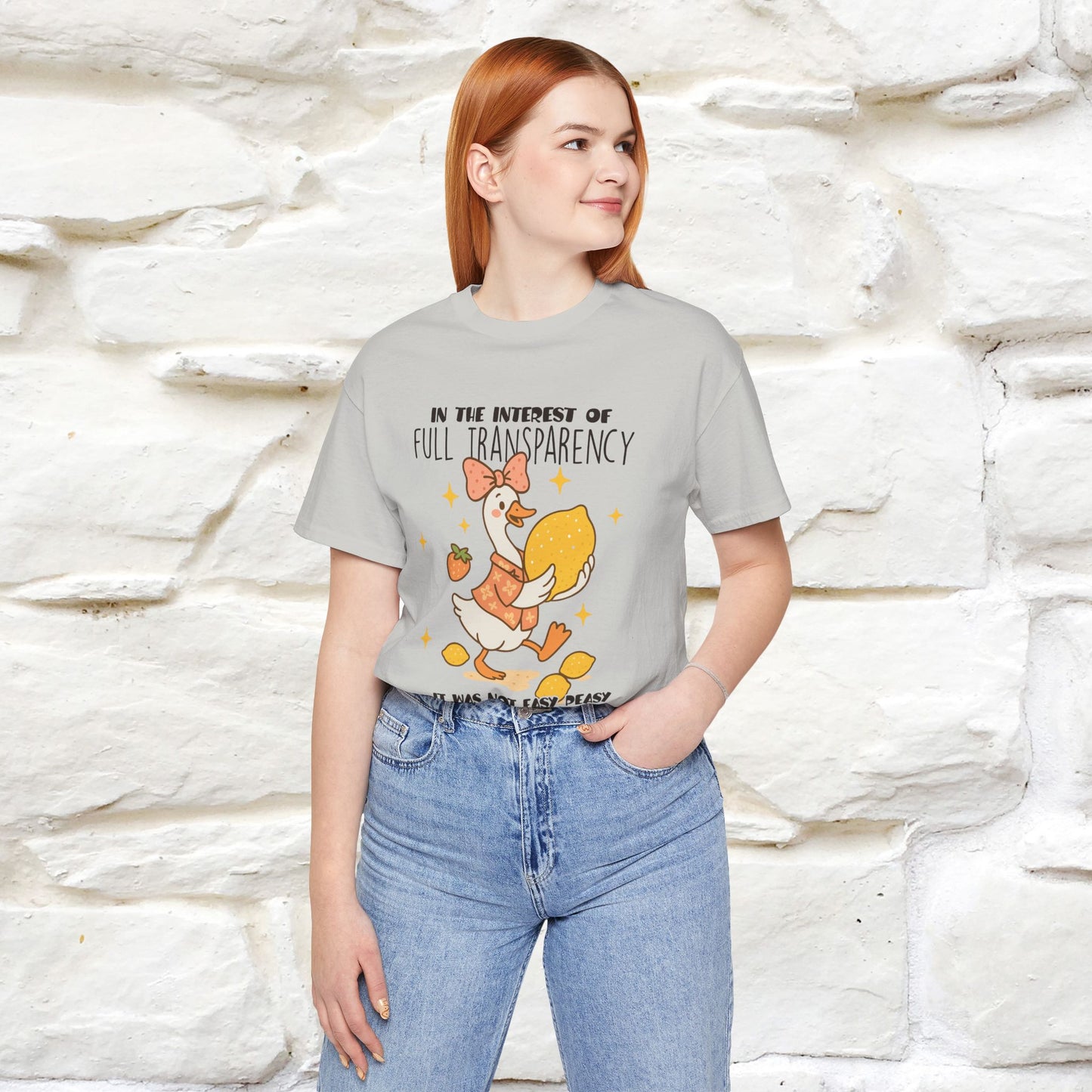 "It Was Not Easy Peasy" Funny T-shirt |Nunu&Miao Studio - Nunu&Miao Studio