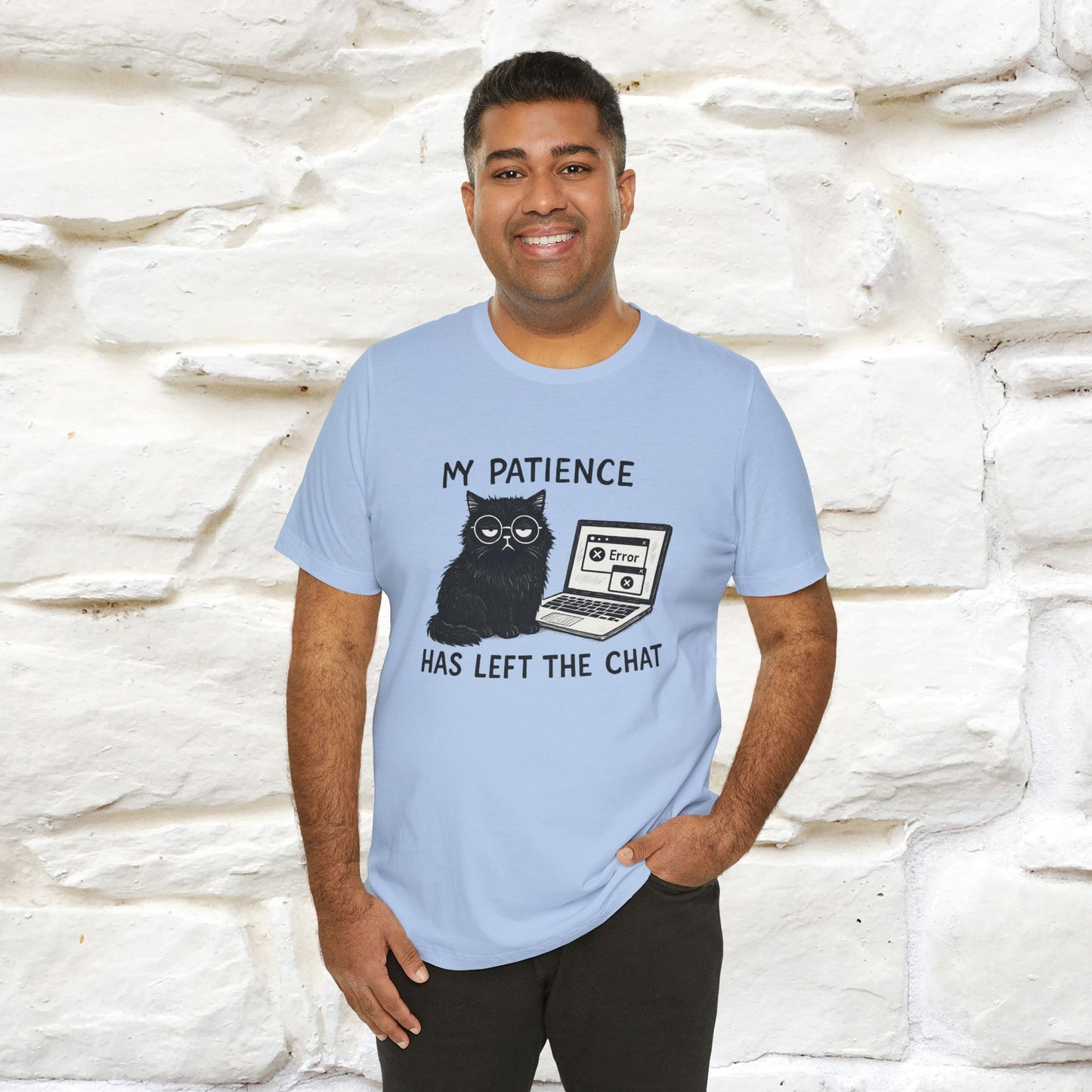 "My Patience Has Left The Chat" |Cat T-Shirt | Nunu&Miao Studio