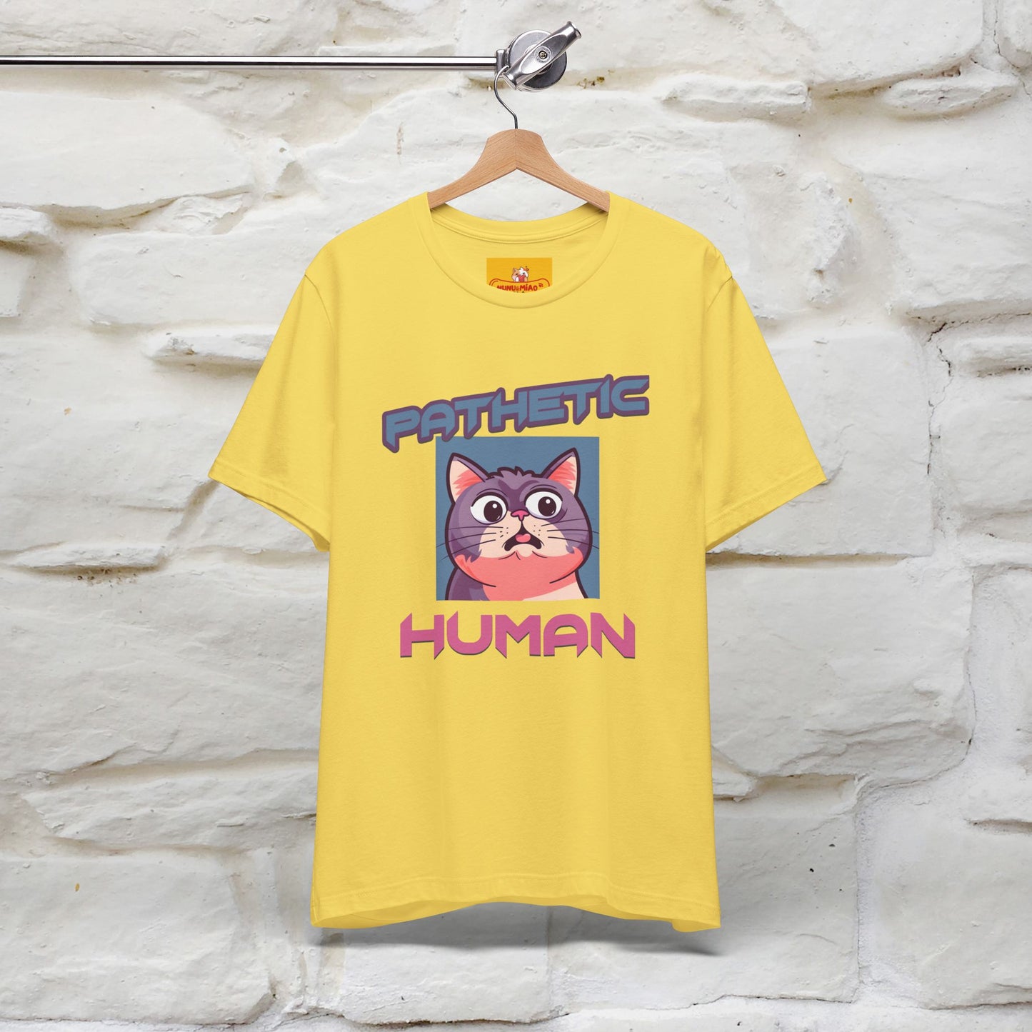 ''Pathetic Human'' | Funny Cat T-Shirt | Nunu&Miao Studio
