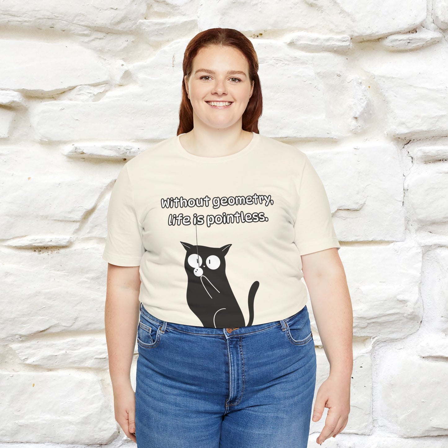 ''Without geometry, life is pointless.''| Funny T-Shirt | Nunu&Miao Studio