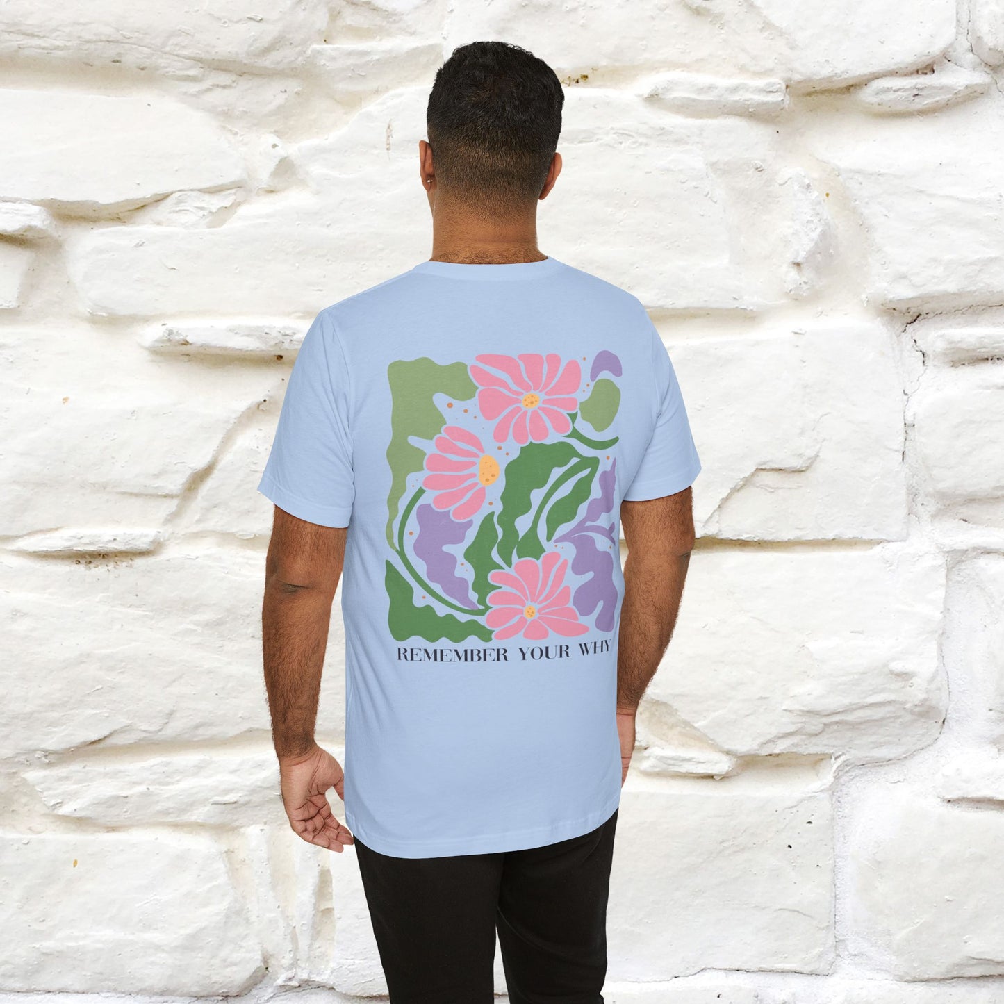 "Remember Your Why'' Cat T-Shirt Front and Back Design | Nunu&Miao Studio