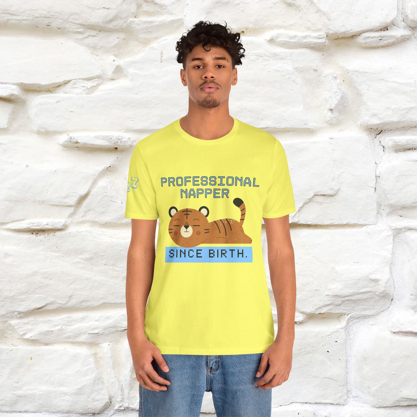 ''Professional napper since birth.''| CatT-Shirt | Nunu&Miao Studio