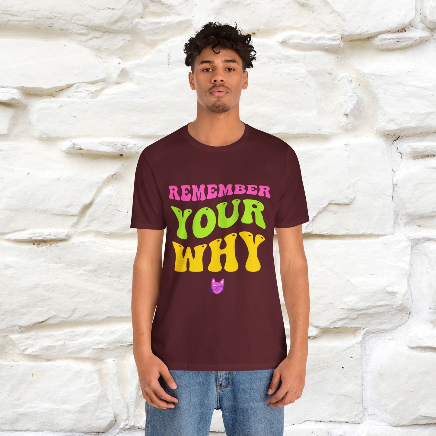 "Remember Your Why" Inspirational T-Shirt for Men & Women | 100% Cotton* - Nunu&Miao Studio