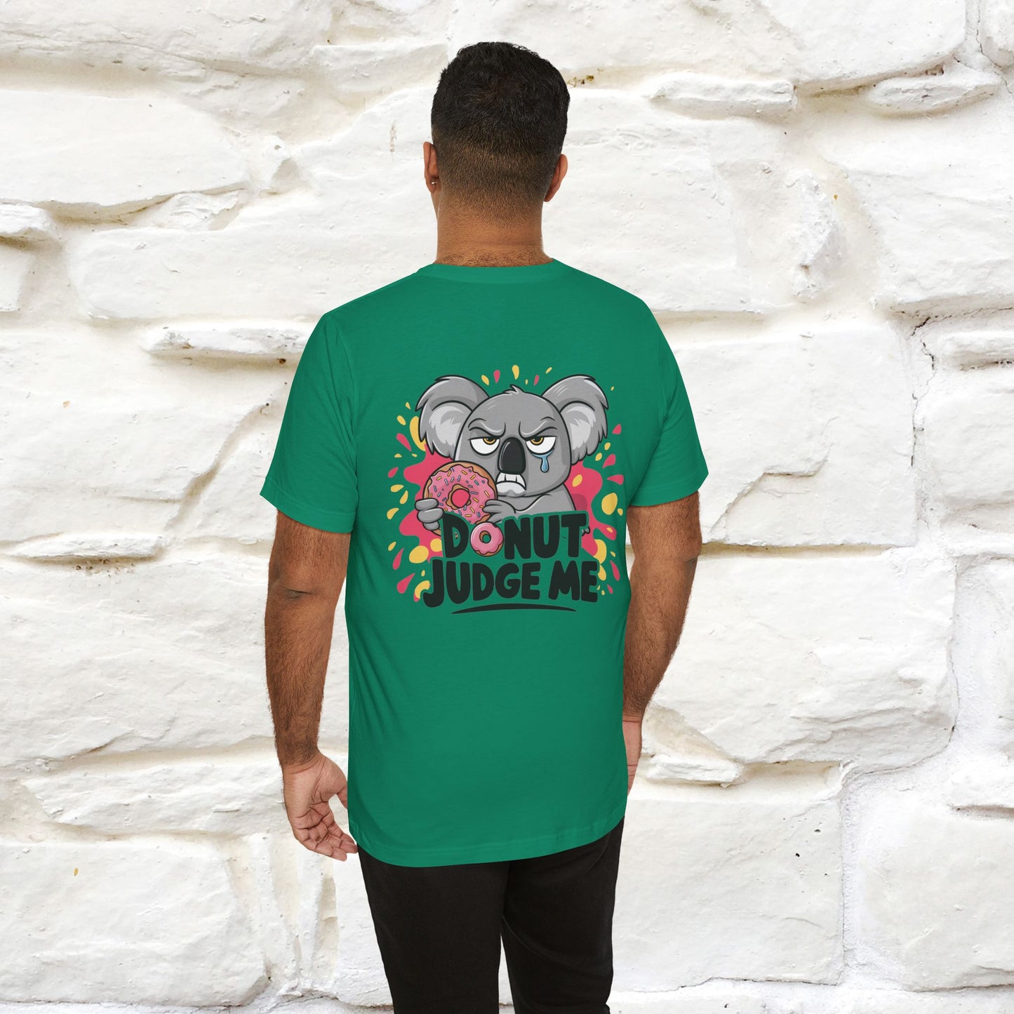 "Donut Judge Me " |Funny T-Shirt | Front & Back Design | Nunu&Miao Studio