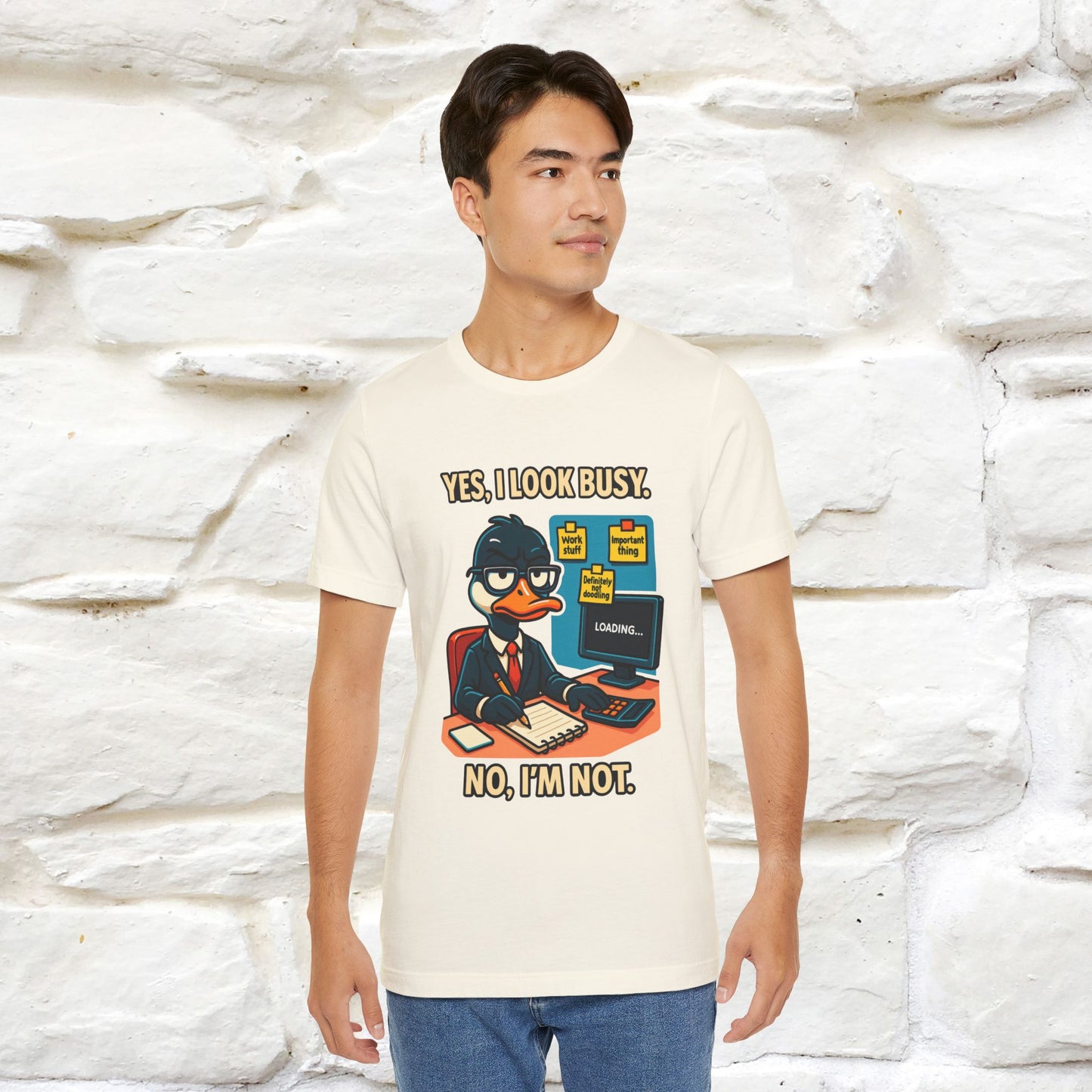 ''Yes, I Look Busy. No I'm Not.''| Sarcastic Cat T-Shirt | Nunu&Miao Studio