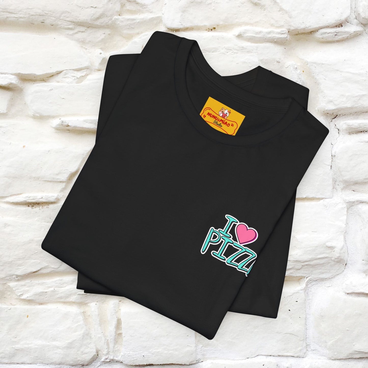 "I Love Pizza"| Cat T-shirt | Nunu&Miao Studio
