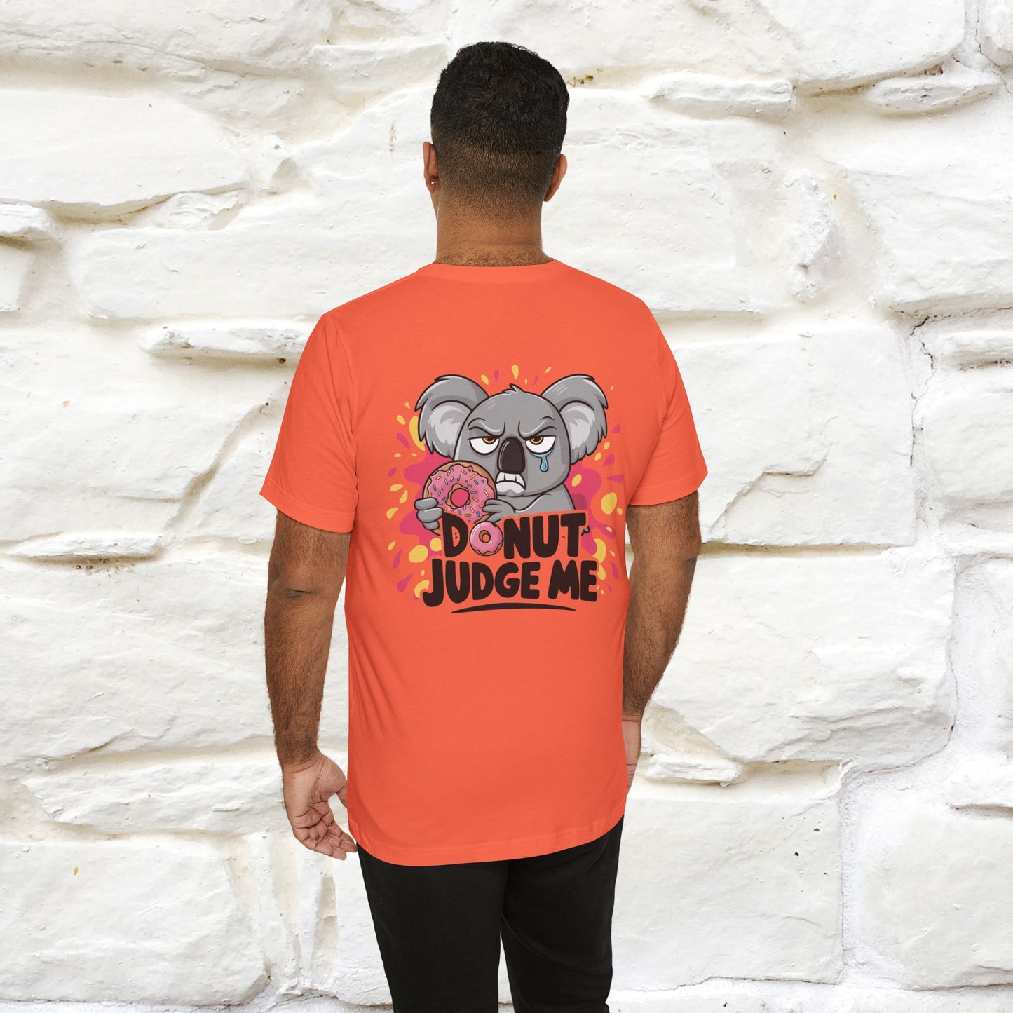 "Donut Judge Me " |Funny T-Shirt | Front & Back Design | Nunu&Miao Studio