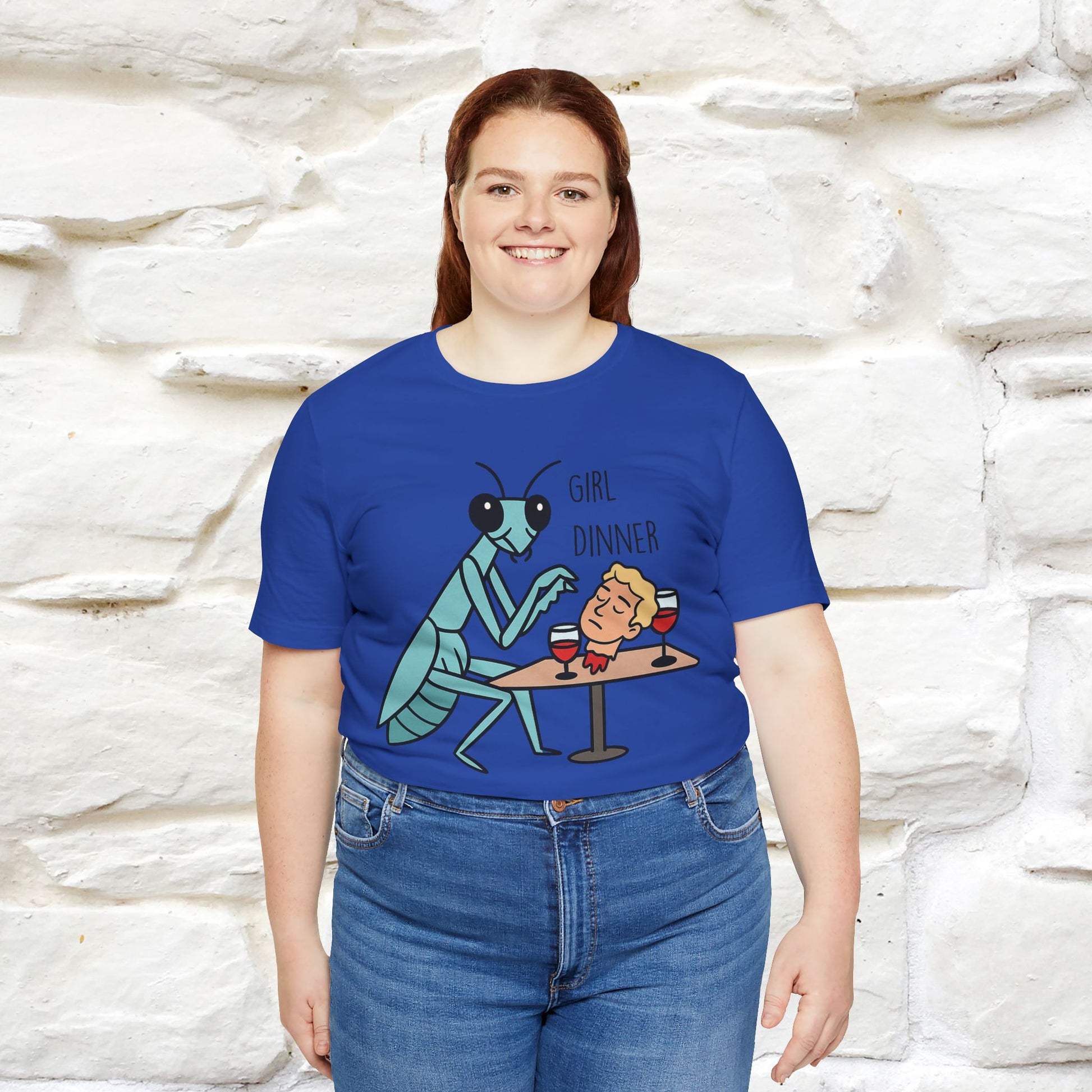 "Girl Dinner" Funny T-shirt |Nunu&Miao Studio - Nunu&Miao Studio