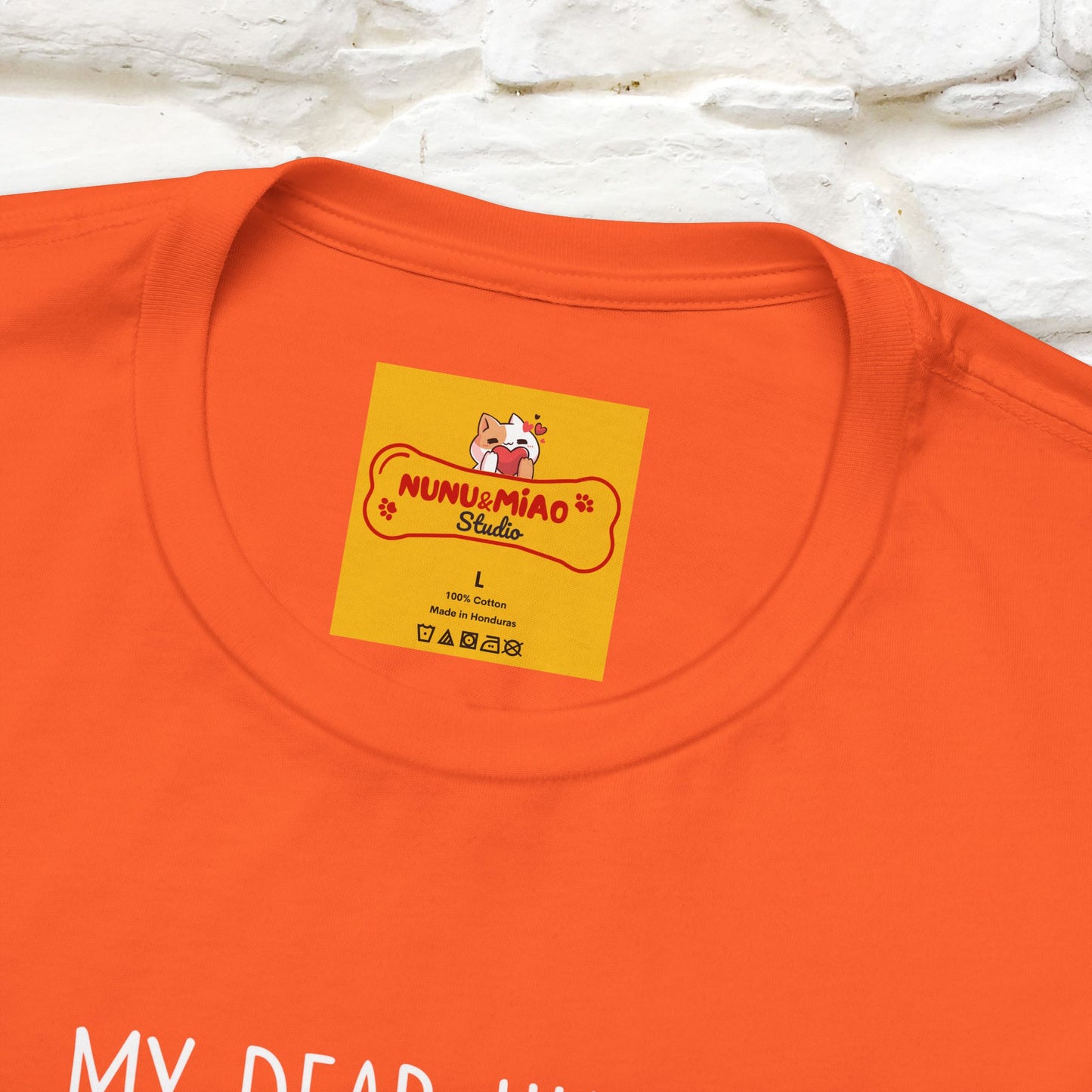 "Dear Human, Food Will Not Serve Itself" |Cat T-Shirt | Nunu&Miao Studio