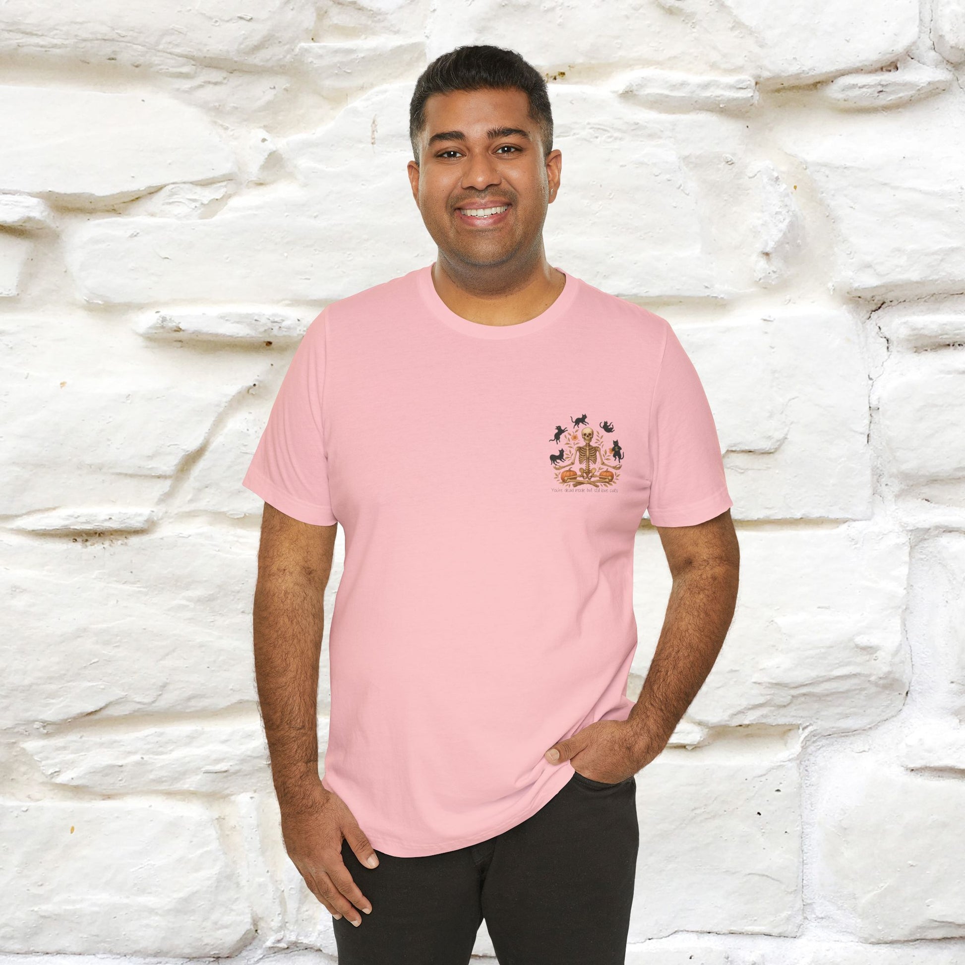 "You're Dead Inside But Still Love Cats " Halloween Cat T-shirt |Nunu&Miao Studio - Nunu&Miao Studio