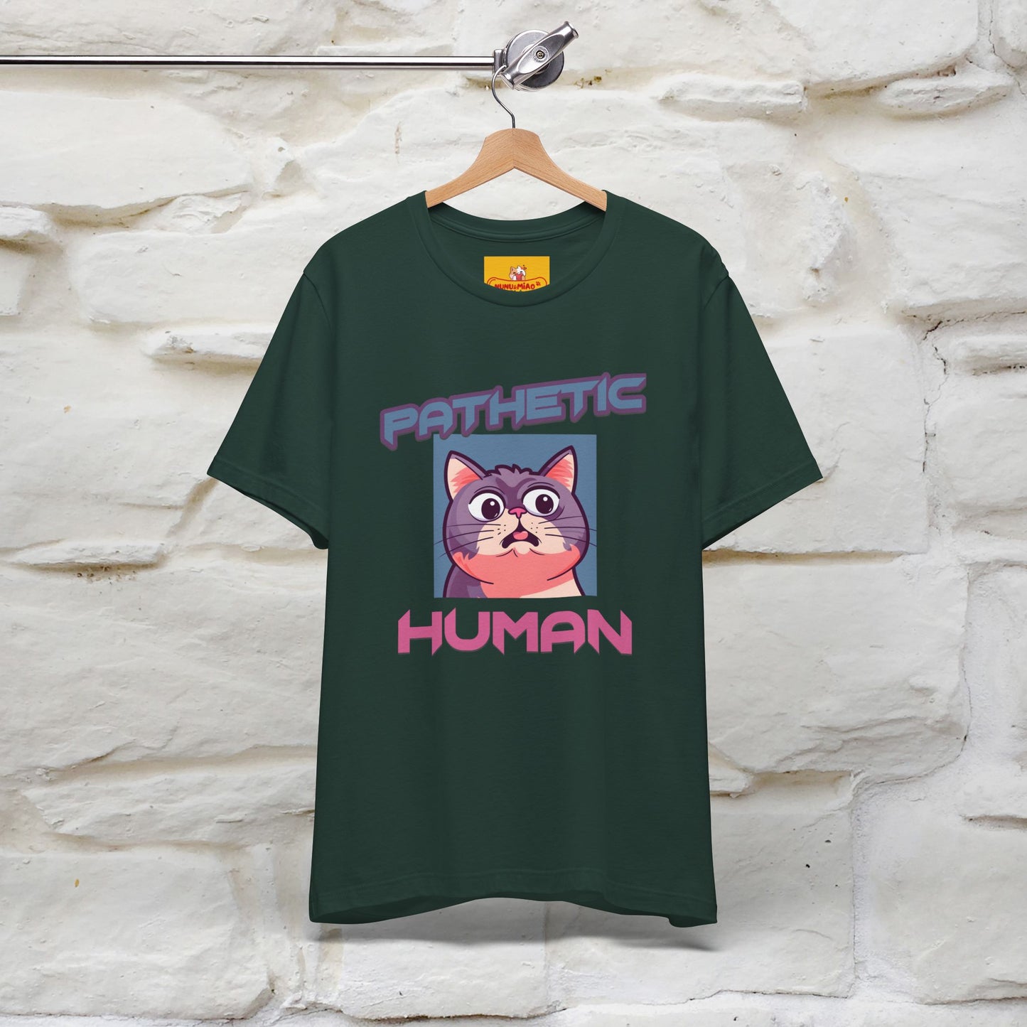 ''Pathetic Human'' | Funny Cat T-Shirt | Nunu&Miao Studio