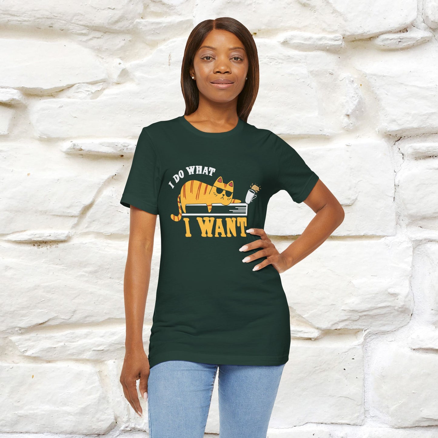"I Do What I Want" Cat T-Shirt | Nunu & Miao Studio