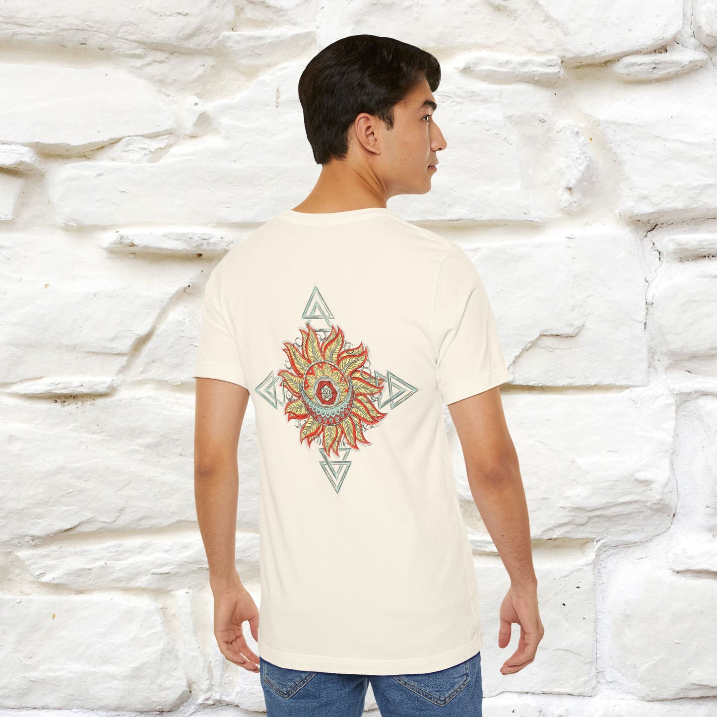 "The Third Eye'' Cat T-Shirt Front and Back Design | Nunu&Miao Studio