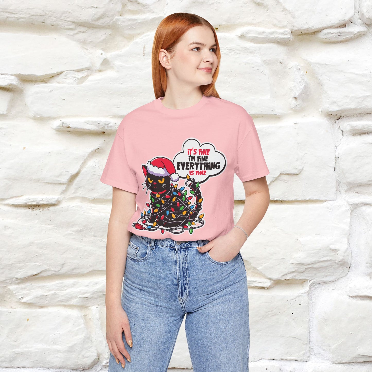 “Everything Is Fine..” | Cat T-Shirt | Nunu&Miao Studio