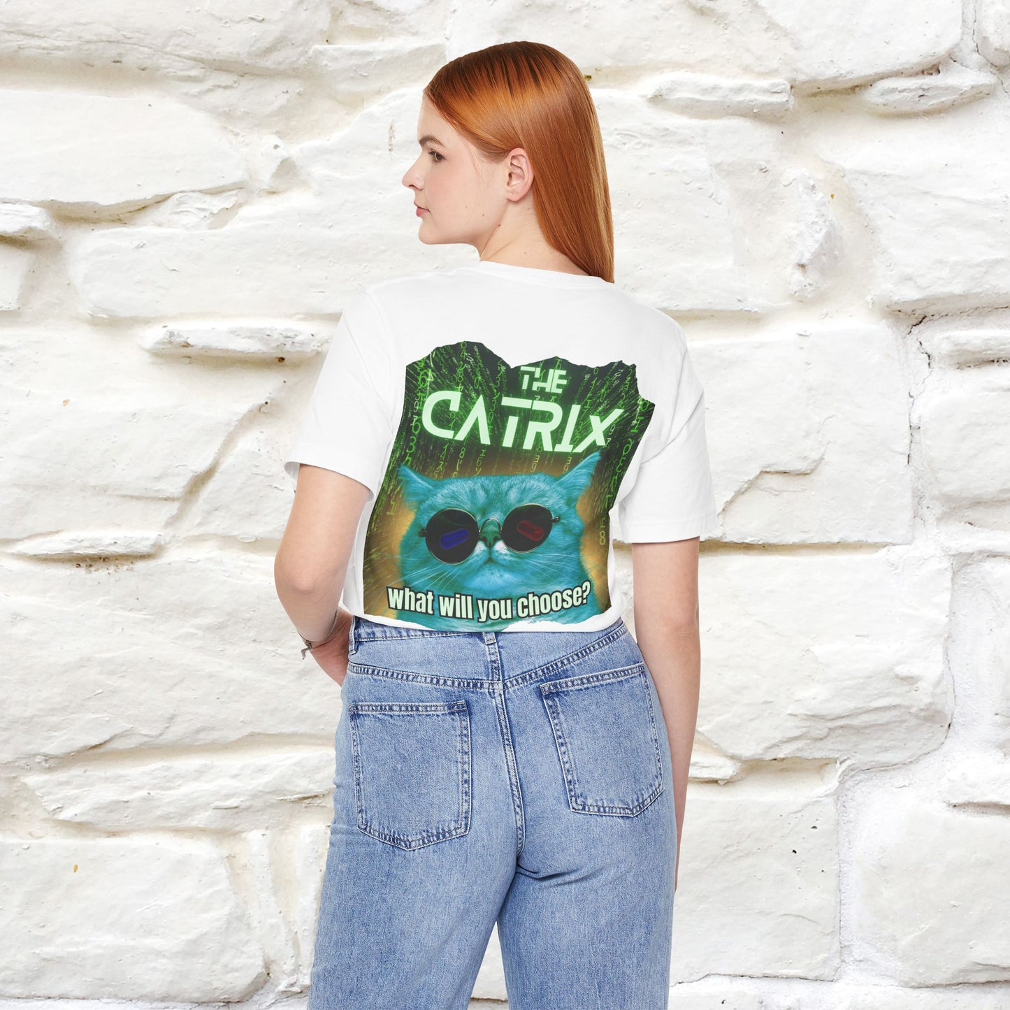 The Catrix: What Will You Choose? | Cat T-Shirt |Nunu&Miao Studio - Nunu&Miao Studio
