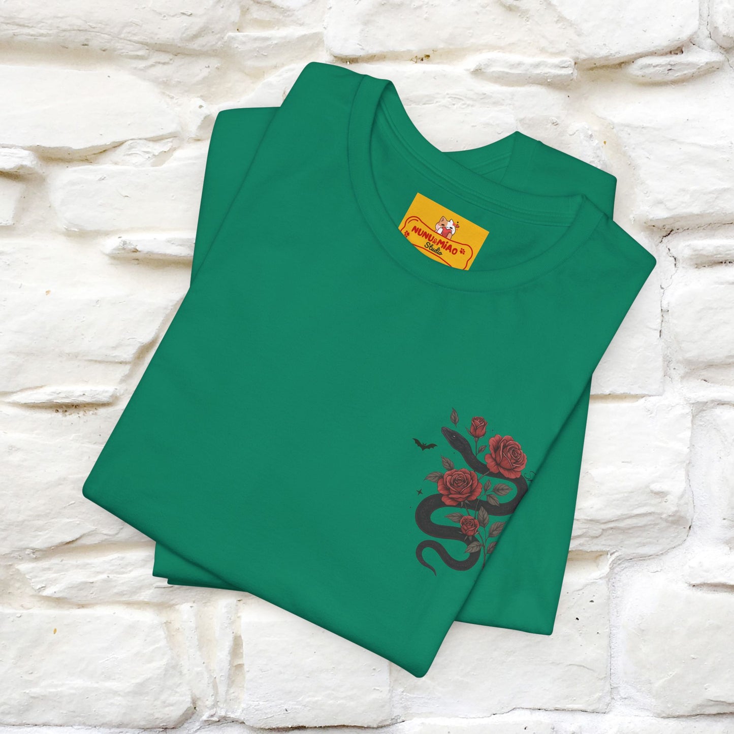 "The Rose and The Snake " Halloween T-shirt |Nunu&Miao Studio