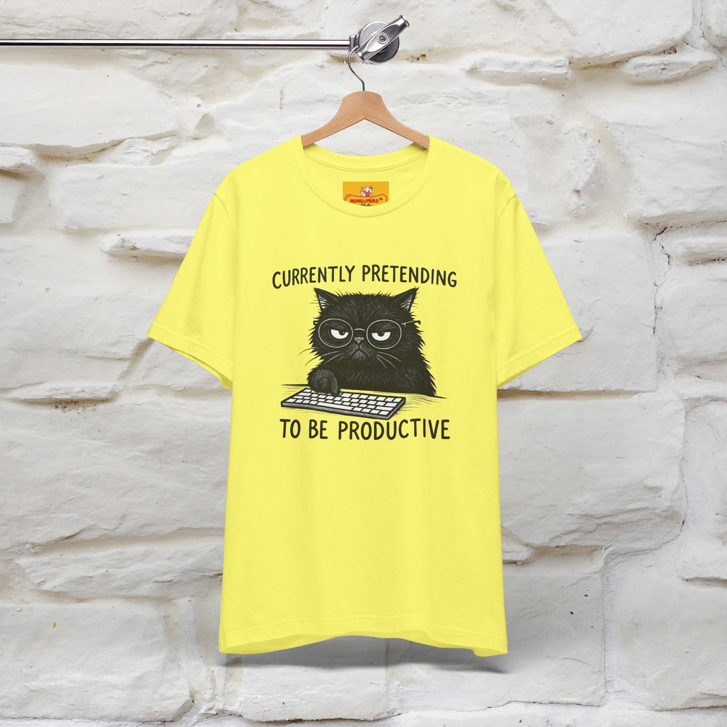 "Currently Pretending To Be Productive" |Cat T-Shirt | Nunu&Miao Studio