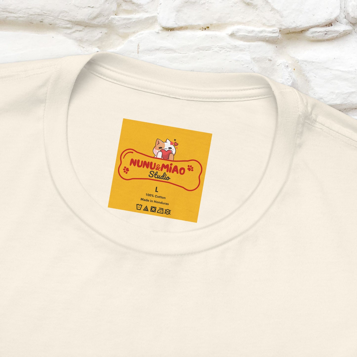 "Espoir Speranza Hope'' Cat T-Shirt Front and Back Design | Nunu&Miao Studio