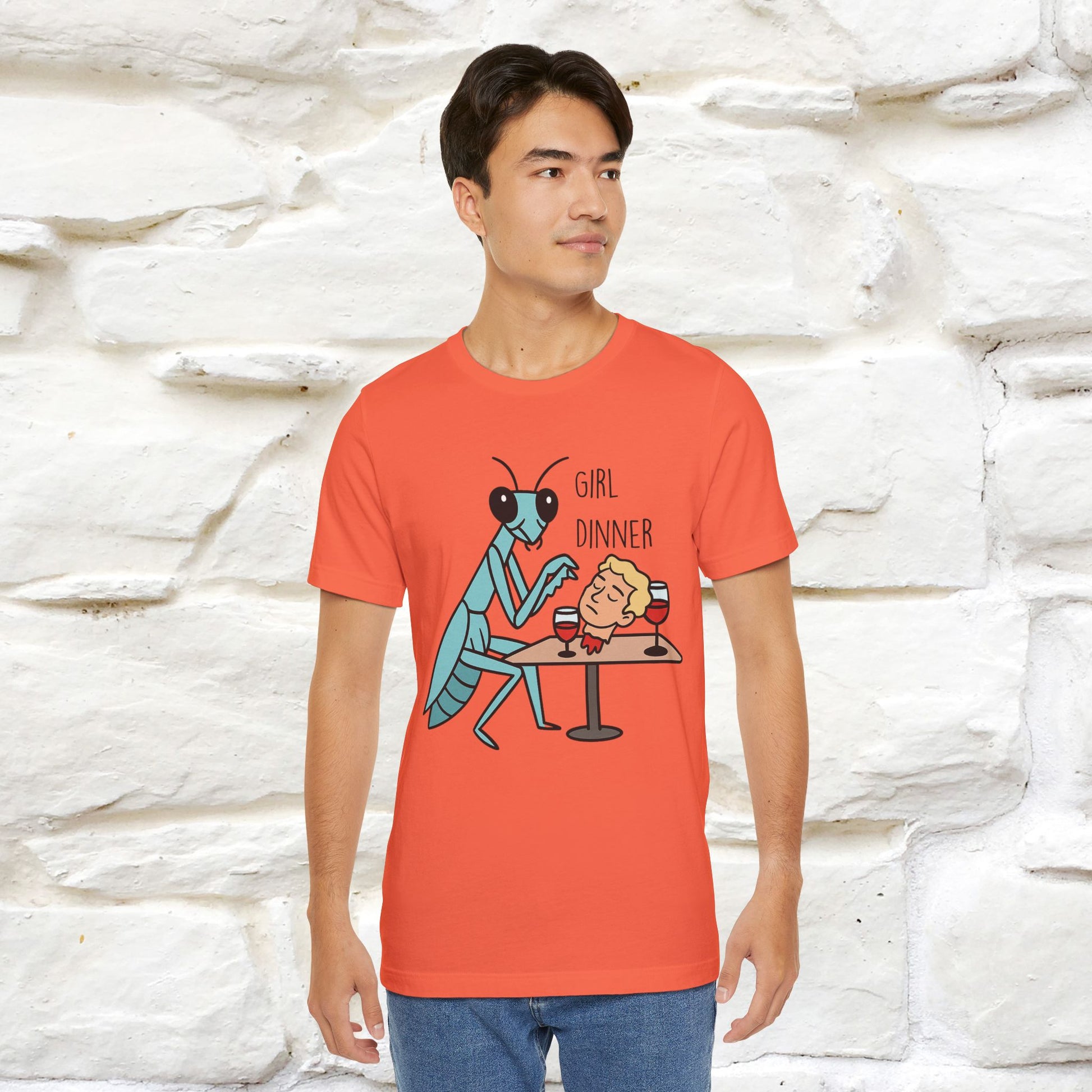 "Girl Dinner" Funny T-shirt |Nunu&Miao Studio - Nunu&Miao Studio