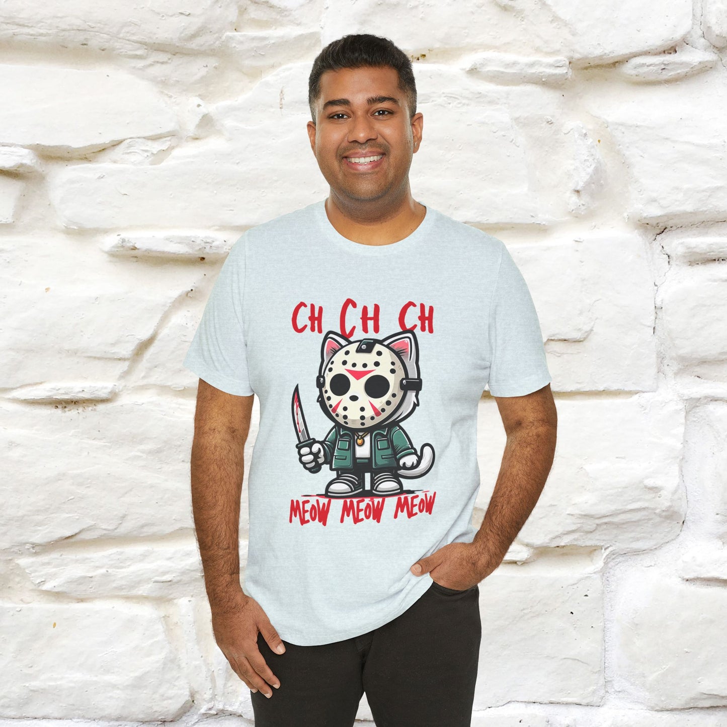 Paws N' Roses T-Shirt | Rock-Inspired Cat Lover Tee for Men & Women | 100% Cotton* - Nunu&Miao Studio