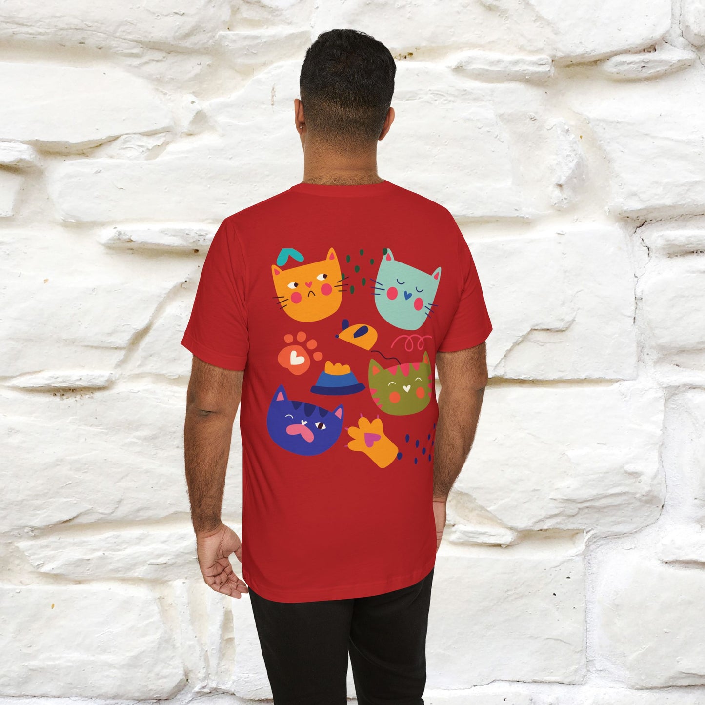 ''The Power Of Meow'' Cat T-Shirt Front and Back Design | Nunu&Miao Studio