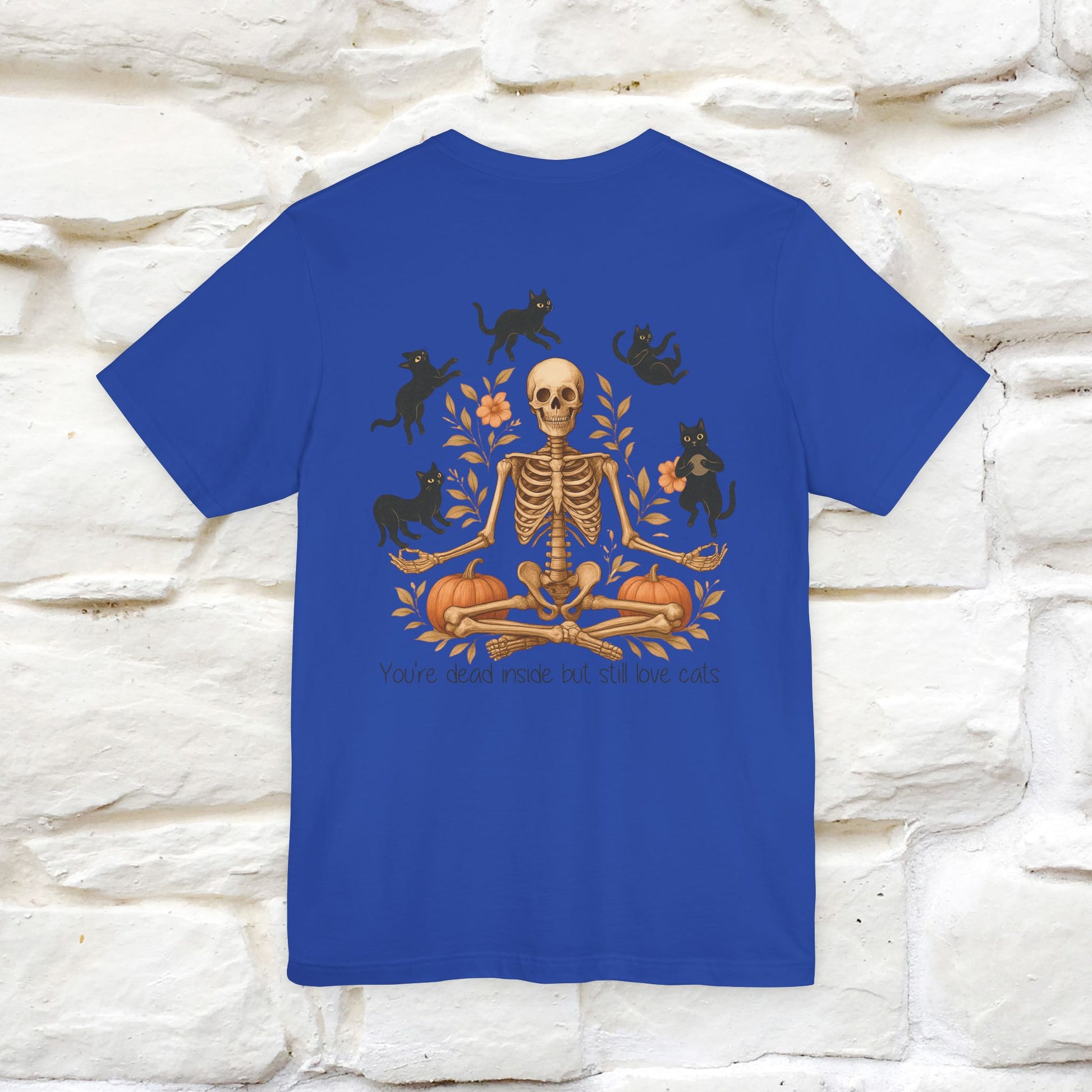 "You're Dead Inside But Still Love Cats " Halloween Cat T-shirt |Nunu&Miao Studio - Nunu&Miao Studio