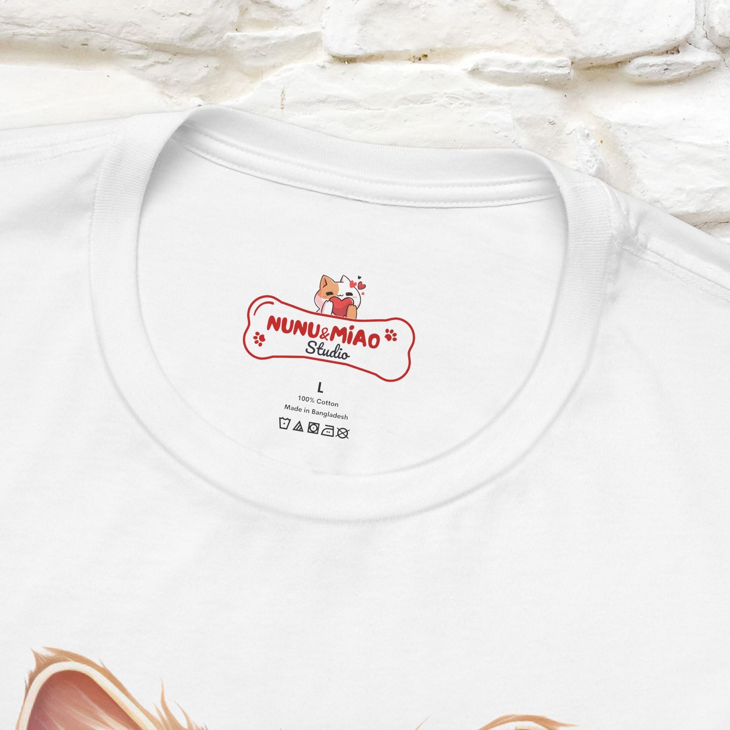 "Mr. Meow" Elegant Cat T-Shirt for Men & Women | 100% Cotton* - Nunu&Miao Studio