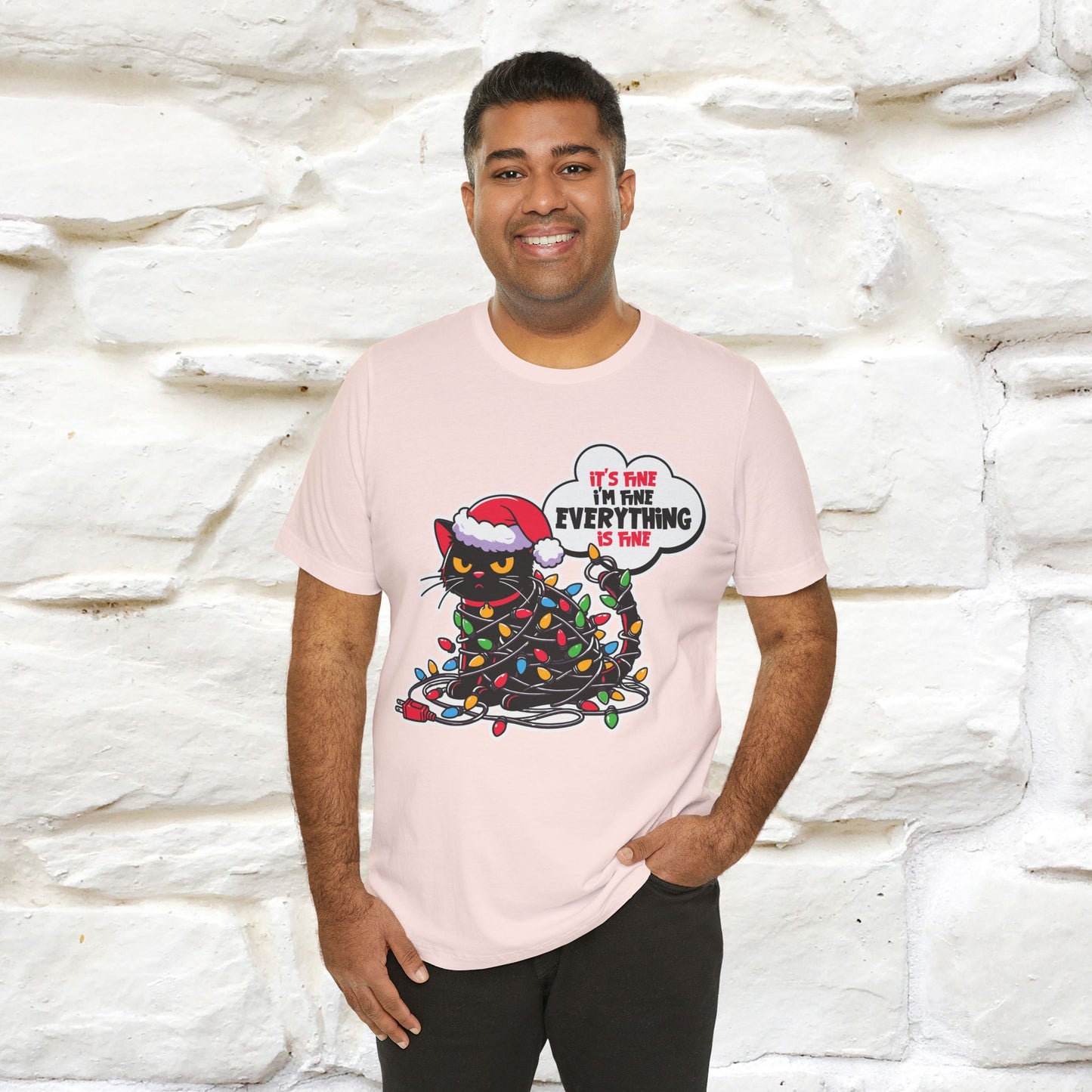 “Everything Is Fine..” | Cat T-Shirt | Nunu&Miao Studio