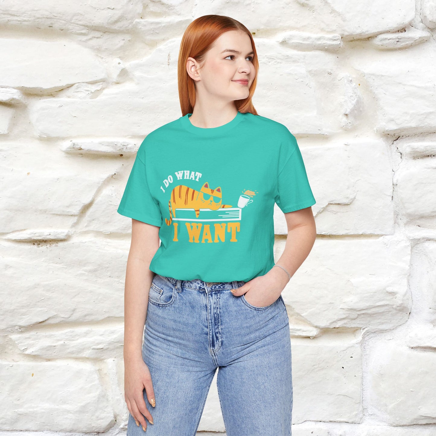 "I Do What I Want" Cat T-Shirt | Nunu & Miao Studio