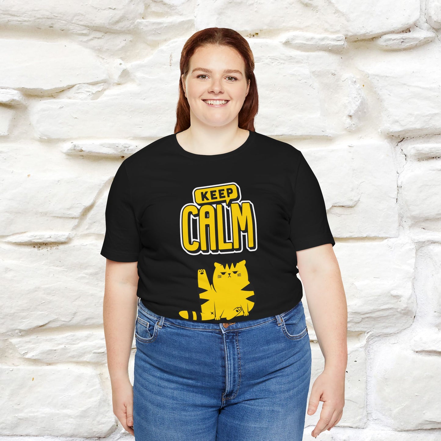 "Keep..." | Cat T-Shirt | Nunu&Miao Studio