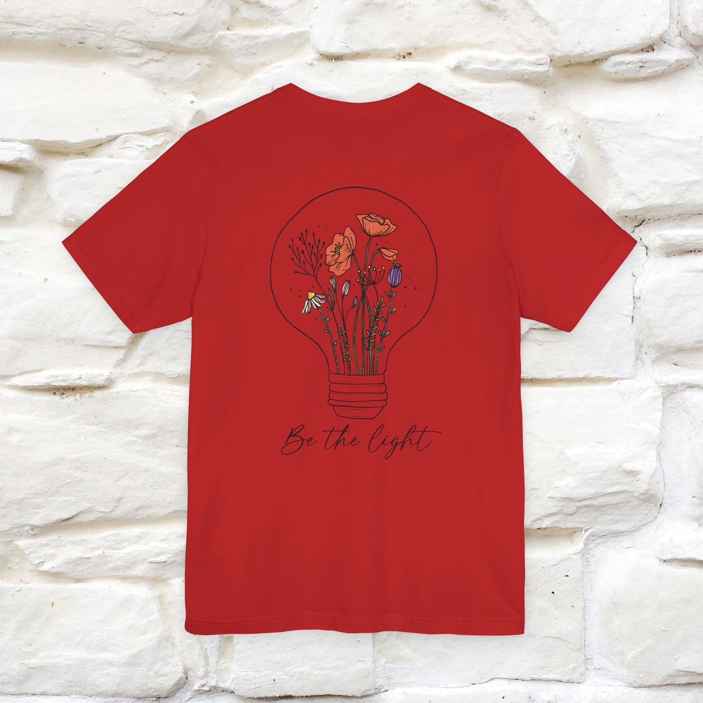 "Be The Light" Cat T-Shirt | Front & Back Design | Nunu&Miao Studio