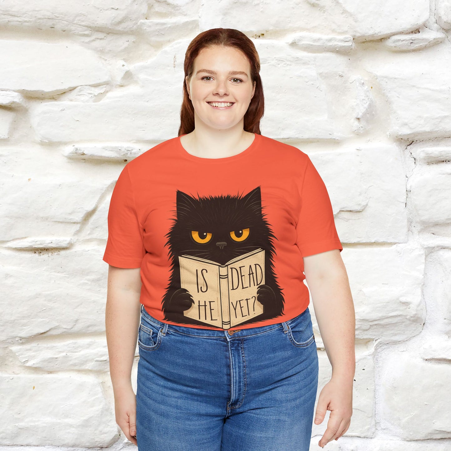 "Is He Dead Yet" |Cat T-Shirt | Nunu&Miao Studio