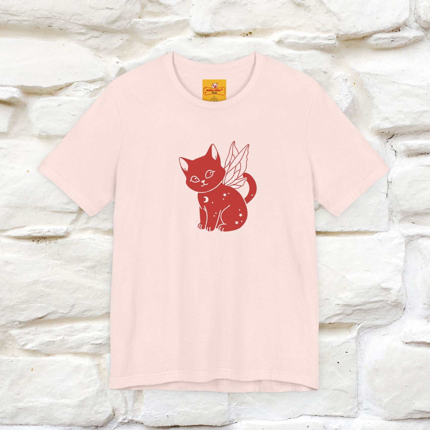 "Espoir Speranza Hope'' Cat T-Shirt Front and Back Design | Nunu&Miao Studio
