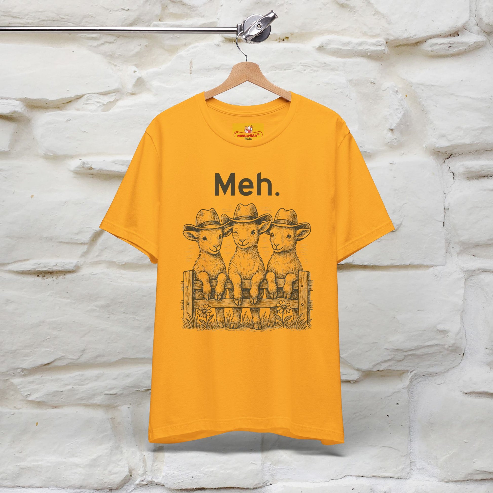 "Meh" Cute T-shirt |Nunu&Miao Studio - Nunu&Miao Studio