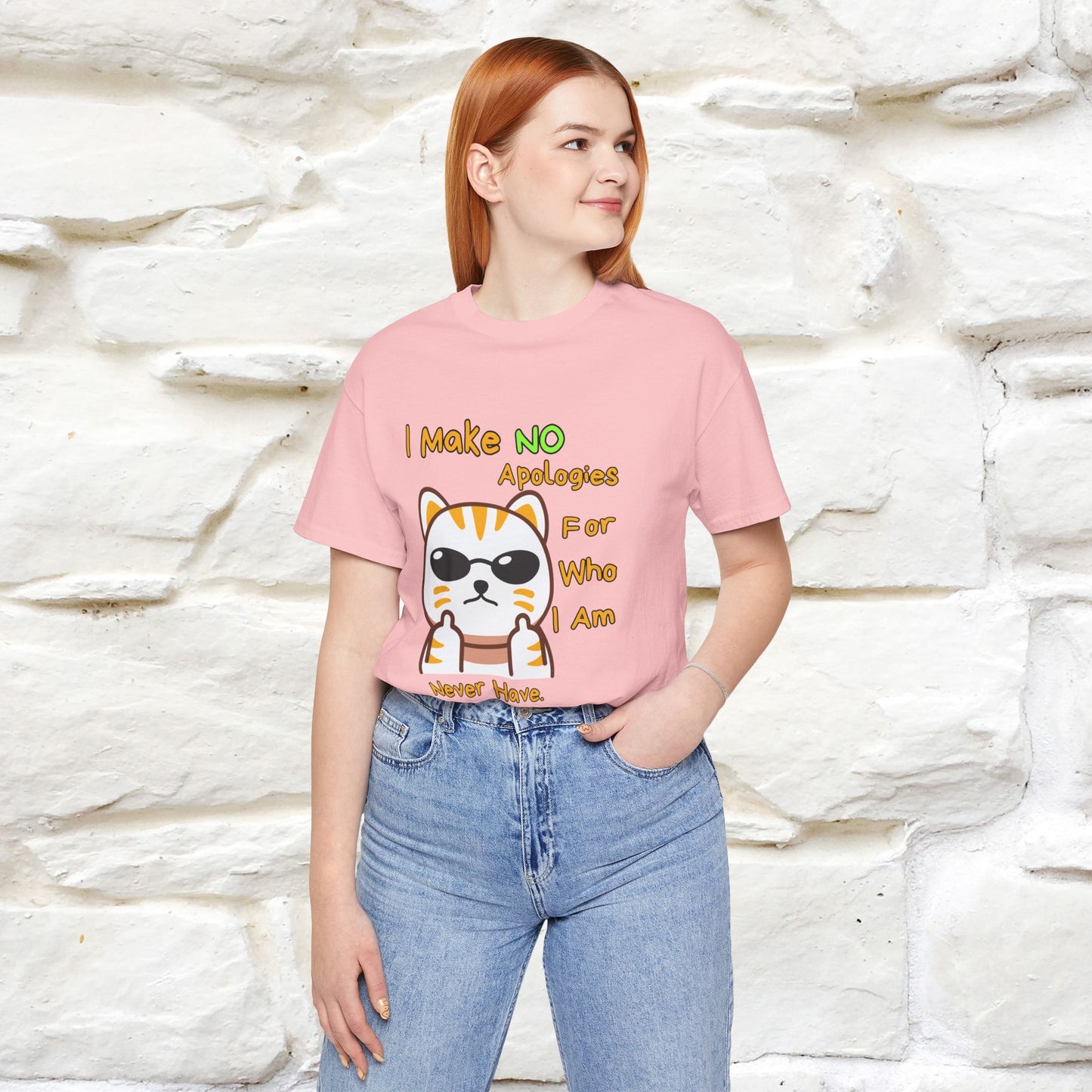 "I Make No Apologies... " |Cat T-Shirt | Nunu&Miao Studio