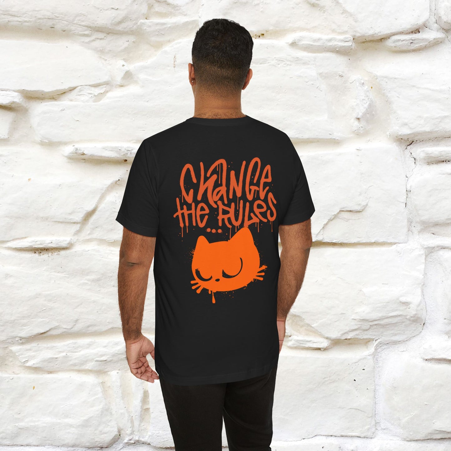''Change The Rules'' - Cat T-shirt -Nunu&Miao Studio - Nunu&Miao Studio