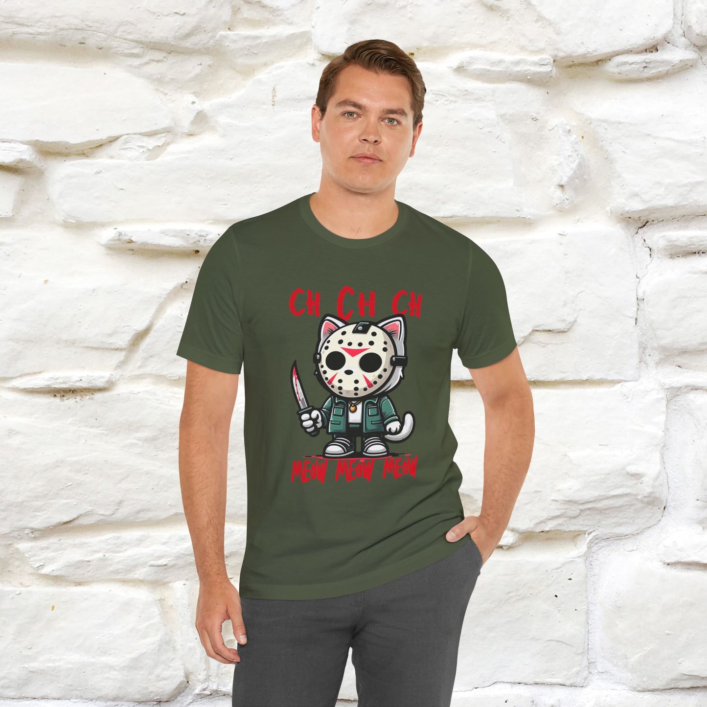 Paws N' Roses T-Shirt | Rock-Inspired Cat Lover Tee for Men & Women | 100% Cotton* - Nunu&Miao Studio