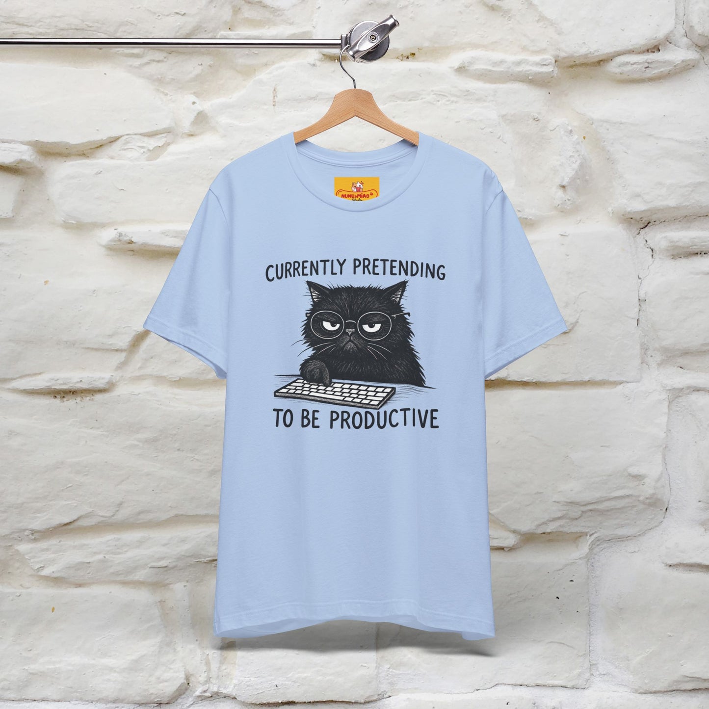 "Currently Pretending To Be Productive" |Cat T-Shirt | Nunu&Miao Studio
