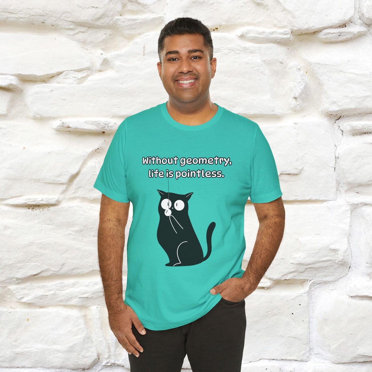 ''Without geometry, life is pointless.''| Funny T-Shirt | Nunu&Miao Studio