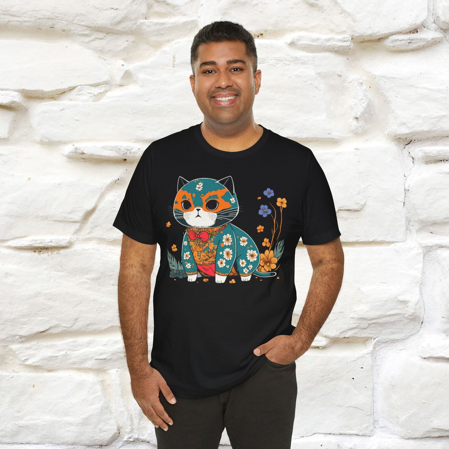 Zen Garden Cat: Japanese-Inspired T-Shirt for Men & Women | 100% Cotton* - Nunu&Miao Studio
