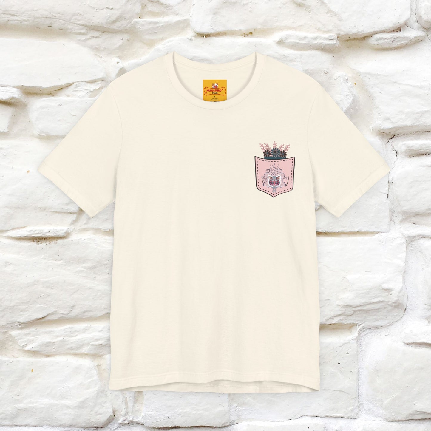 ''Air Fire Cat'' | Cat T-Shirt Front and Back Design | Nunu&Miao Studio