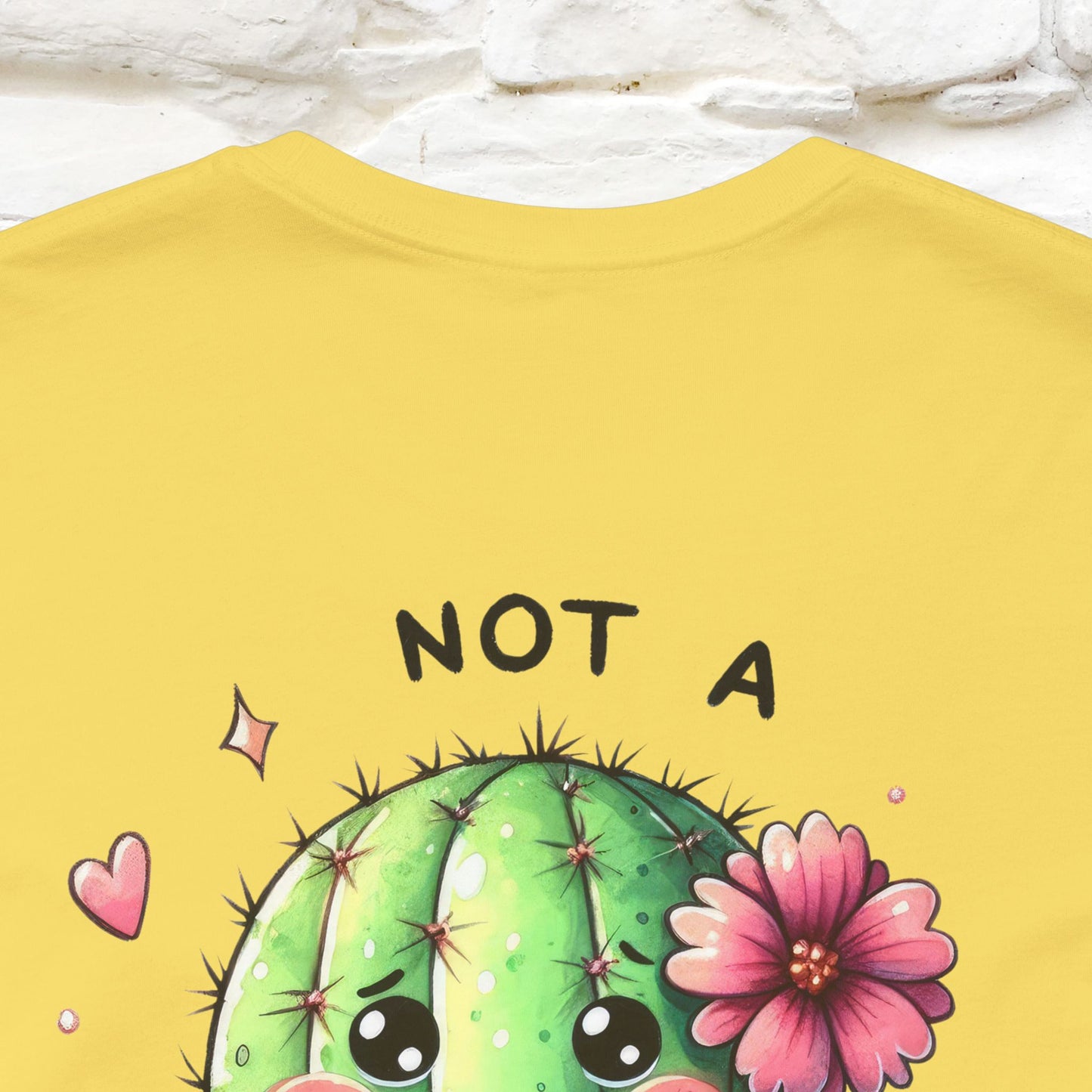 "Not A Hugger" |Funny T-Shirt | Front & Back Design|Nunu&Miao Studio