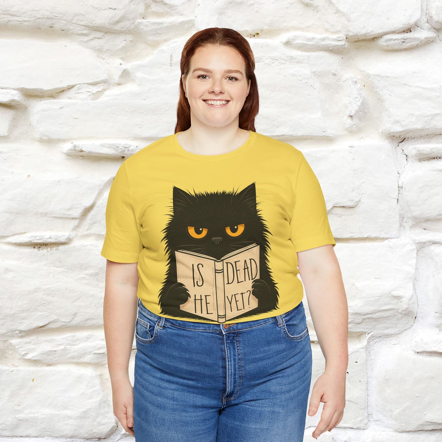 "Is He Dead Yet" |Cat T-Shirt | Nunu&Miao Studio