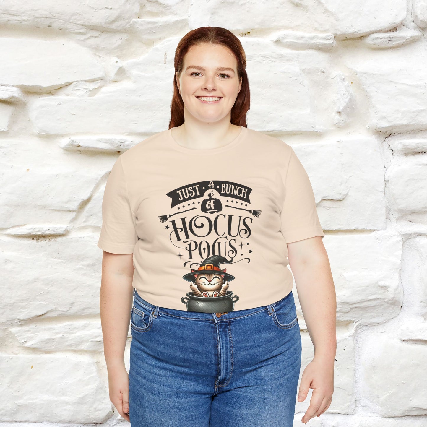 "Just A Bunch Of Hocus Pocus" Cat T-shirt |Nunu&Miao Studio - Nunu&Miao Studio
