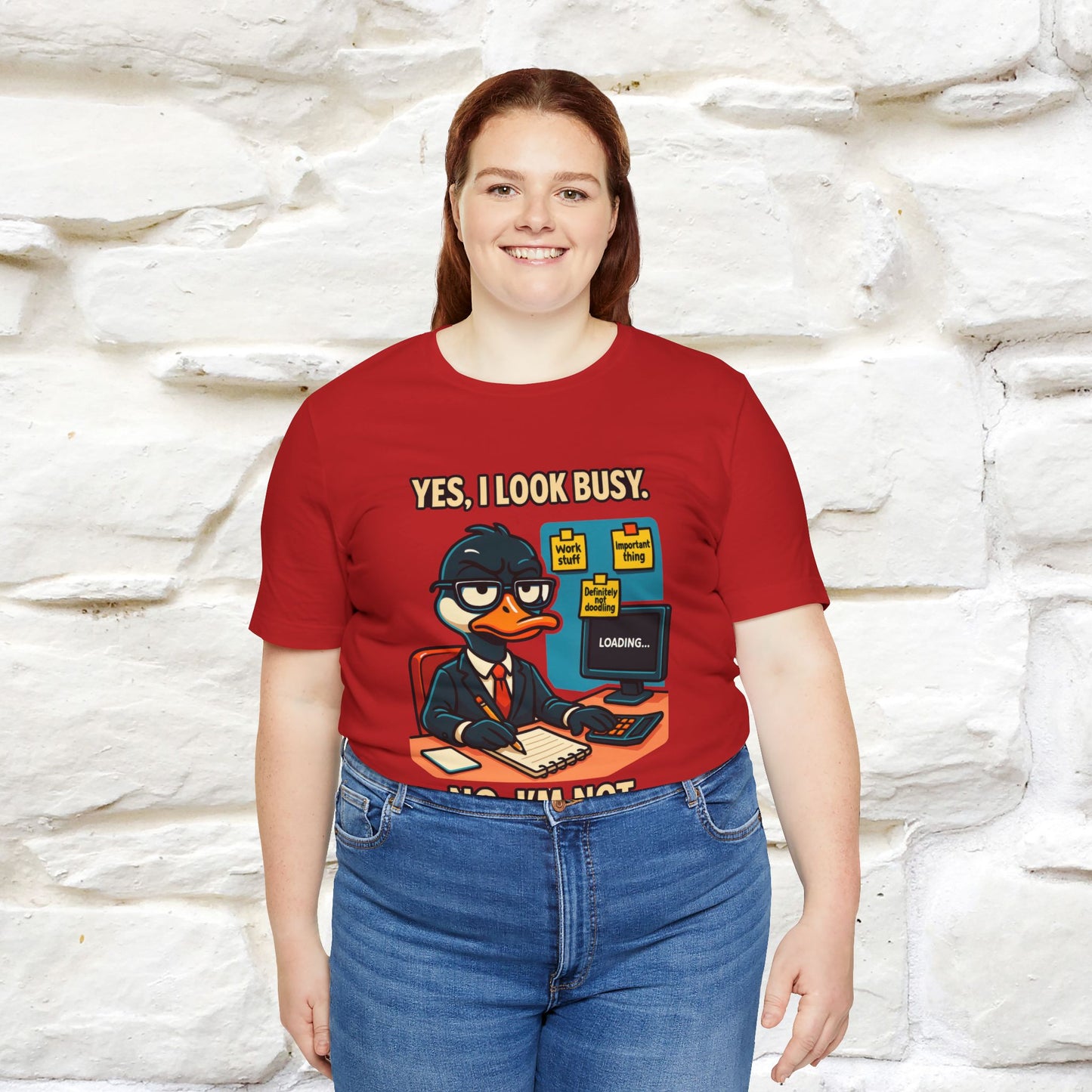 ''Yes, I Look Busy. No I'm Not.''| Sarcastic Cat T-Shirt | Nunu&Miao Studio